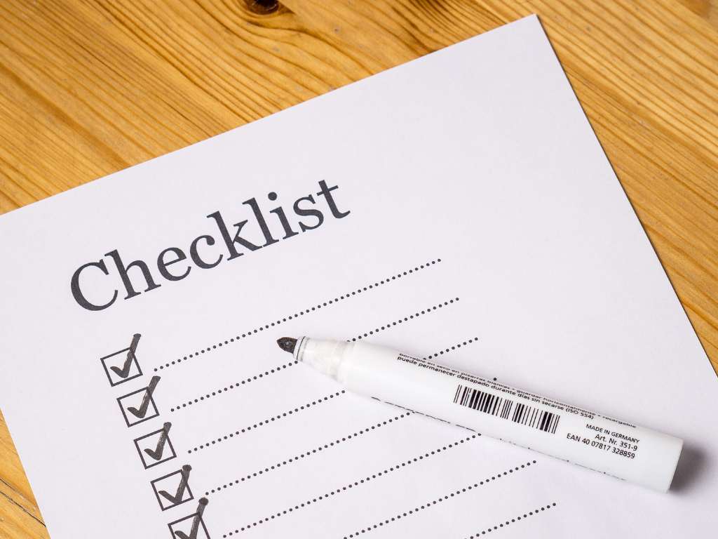Proposal Checklist